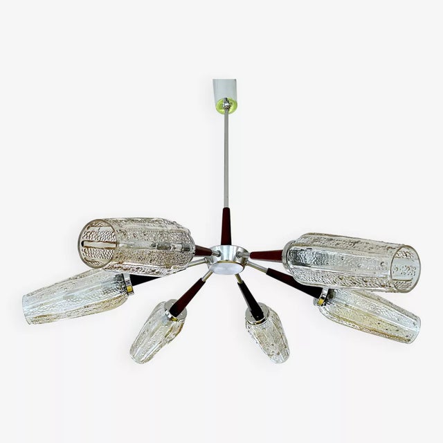 Mid-Century Modern Large Vintage Danish Style Pendant Light, 1960s For Sale - Image 3 of 18