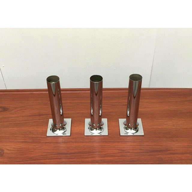 Mid-Century Space Age German Model A248 Chrome Ceiling or Wall Lamps by Rolf Krüger for Staff, 1960s, Set of 7 For Sale - Image 15 of 18