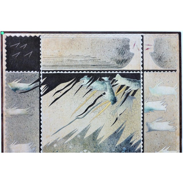 Very Large Late 20th Century American Indian Original Textile Piece by Artist Dana Boussard Shaw For Sale - Image 4 of 10