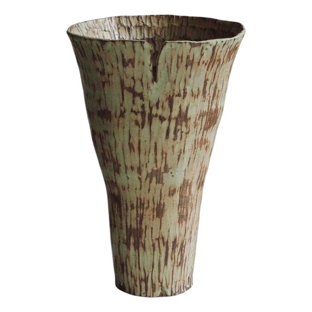 In Bloom III Ceramic Vase by Antonia Maria For Sale