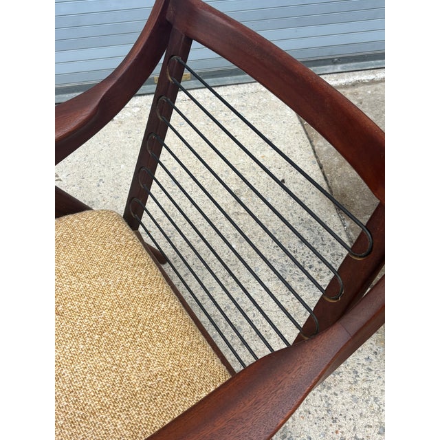 Gelderland 1960s Pair Dutch Open Armchairs “ the Knot” For Sale - Image 4 of 11