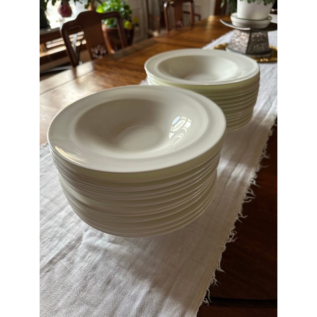 Ceramic Fortessa Bone China Coupe Bowls- Set of 26 For Sale - Image 7 of 9