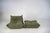 Ligne Roset Togo Lounge Chair and Khaki Tweed Fabric by Michel Ducaroy for Ligne Roset, 1973, Set of 2 For Sale - Image 4 of 18