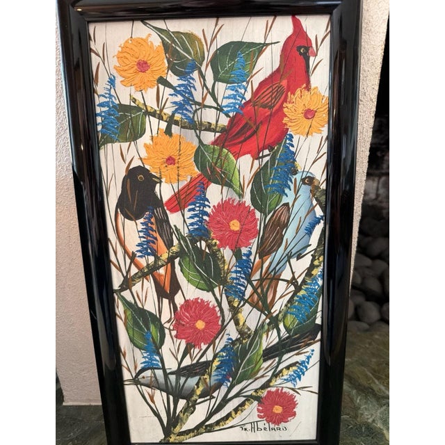 1960s Gesner Abelard Original Haitian Mid-Century Modern Painting For Sale In Los Angeles - Image 6 of 6