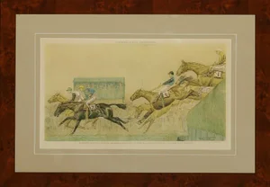 "Valentine's Brook the First Time Around in the Grand National of 1932"