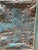 Wood Ceiling Medallion Tile Framed XLG Turquoise For Sale - Image 7 of 11
