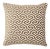 Schumacher Ming Fret Velvet 20" Pillow in Bronze For Sale