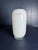 Mid-Century Modern Henry Dean Belgium Signed Hand Blown Art Glass Vase Cream White 6” For Sale - Image 3 of 10