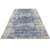 Early 21st Century Nepalese Modern Wool and Silk 7x10 Grey & Blue Handmade Area Rug #1143458 For Sale - Image 5 of 7