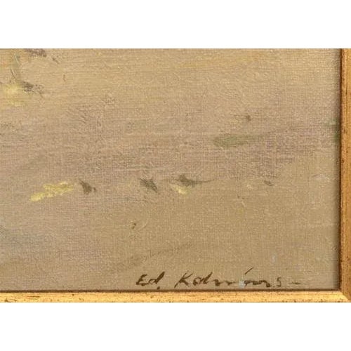 Modern Morning, Oil on Canvas, 20th Century For Sale - Image 3 of 5