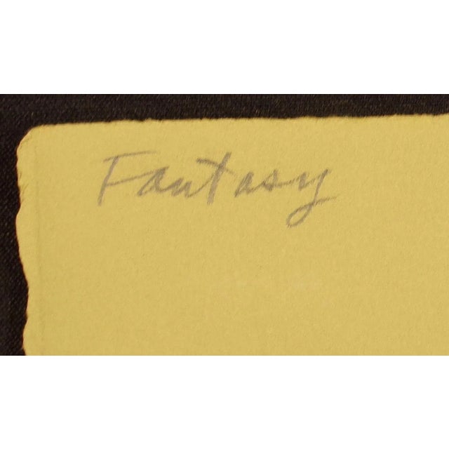 Printmaking Materials 1970s John Ross "Bryce Fantasy" Signed Numbered Collagraph Art Utah Landscape Diptych - 2 Pieces For Sale - Image 7 of 8