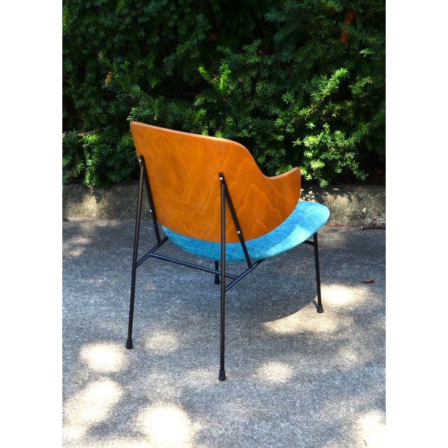 Wood Danish Modern Penguin Lounge Chair Designed by Ib Kofod-Larsen for Selig For Sale - Image 7 of 15