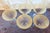Vintage Dorothy Thorpe Yellow Frosted Martini, Cocktail Glasses. Mid-Century Modern - 5 pcs For Sale - Image 9 of 11