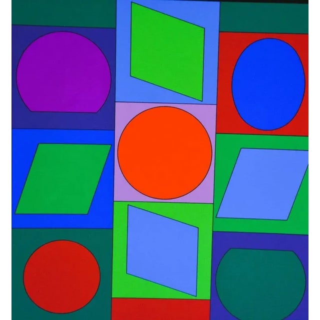 Victor Vasarely, Microcosmos, 1979, Silkscreen For Sale - Image 4 of 7