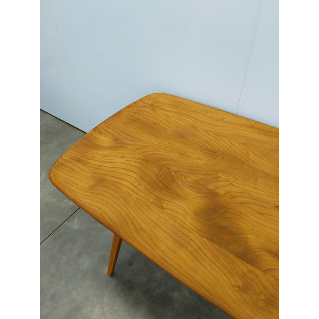 1960s Vintage Plank Dining Table Attributed to Ercol For Sale - Image 5 of 8