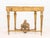Gold Northern Italian Quartz Top Giltwood Console Table For Sale - Image 8 of 8