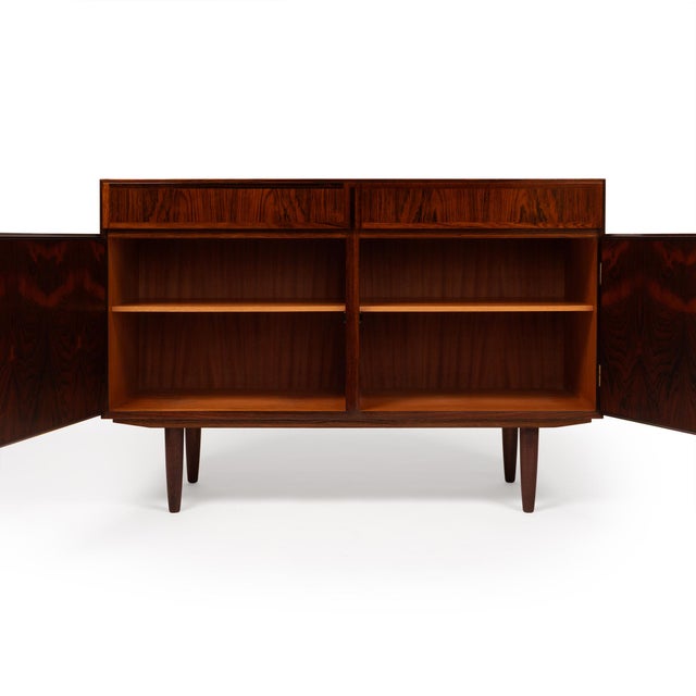 1960s Vintage Danish Mid-Century Gunni Omann Rosewood Credenza 1960s For Sale - Image 5 of 9