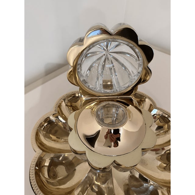 Purchased from Sallea Antiques in New Canaan, CT, a shop that specialized in inkwells and caskets, this antique inkwell...