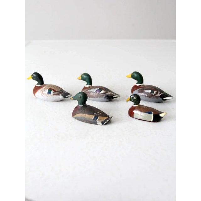 Vintage Hand Painted Cast Iron Duck Collection For Sale - Image 4 of 12