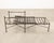 Bronze Set of Three Mario Papperzini Style Wrought Iron Chaise Longues For Sale - Image 8 of 18