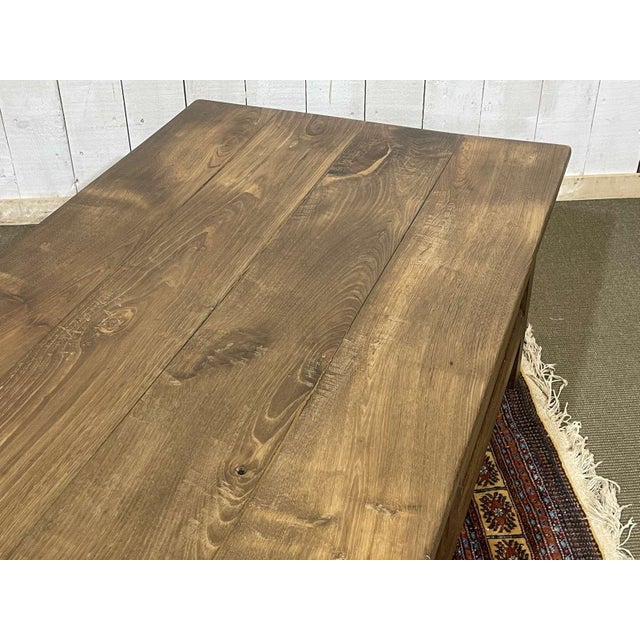 Early 20th Century Chestnut Coffee Table with 2 Drawers For Sale - Image 10 of 18