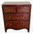 1990s Wright Table Co. Flamed Mahogany Bachelor’s Chest For Sale