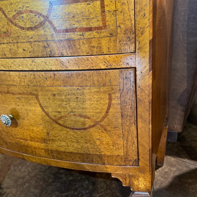 1990s Hand Made Italian Walnut Chest of Drawers For Sale In Dallas - Image 6 of 13