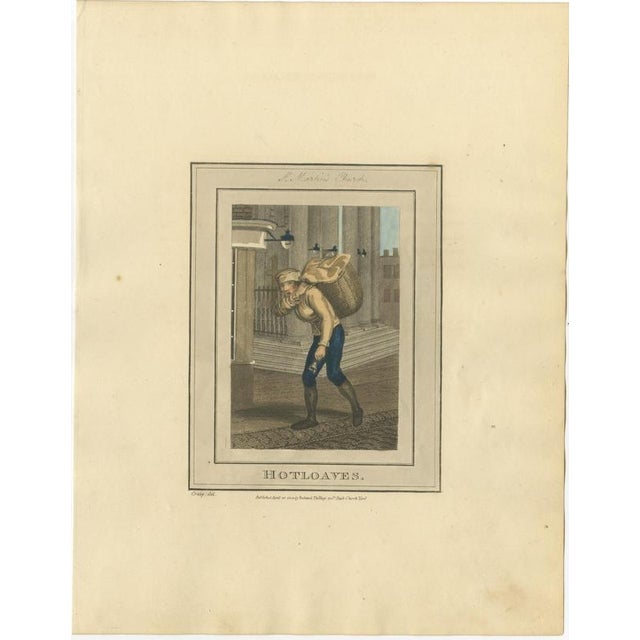 Hot Loaves, St. Martins Church, Cries of London, 1804 For Sale - Image 3 of 7