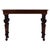 Wall or Console Table in Mahogany with Carved Round Legs, 1880s For Sale - Image 10 of 10