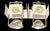Global Views Fortune Teller Sconces Pair New Polished Stainless Steel $1,000 Brand new open box, unused, box has been...