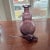 Viking Glass Company 1960s Viking Glass Purple Crackle Genie Bottle/Decanter With Large Flame Stopper Circa 1954-1973 For Sale - Image 4 of 5