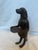 Art Deco 1930s Cast Iron Hound Dog Small Butler For Sale - Image 3 of 10