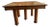 Antique Victorian Style Tiger Oak Table, Square Dining Table With Leaves on Casters For Sale