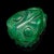 1950's Vintage Chinese Miniature Malachite Ornamental Frog For Sale - Image 6 of 7