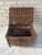 Wood Vintage Wicker Fishing Basket For Sale - Image 7 of 7