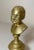 Figurative Antique 19th Century Solid Heavy Gilt Bronze Baby Child Bust Statue Sculpture For Sale - Image 3 of 11
