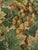 English Vintage Botanical Tapestry Ottoman on Carved Hardwood Feet For Sale - Image 3 of 8
