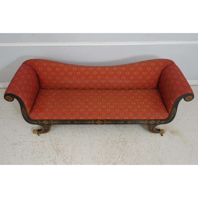 Neoclassical Kindel Neoclassical Baltimore Settee Sofa For Sale - Image 3 of 12