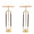 Vintage Swedish Brass and Birch Floor Lamps from Bergboms, 1970s, Set of 2 For Sale