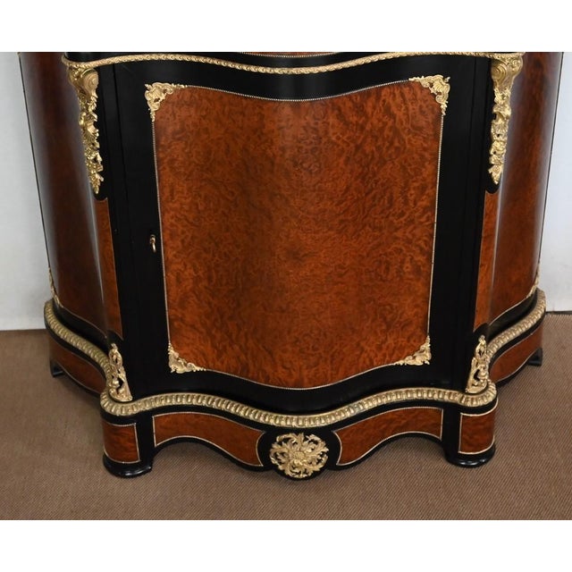Napoleon III Cedar Burr Wood Buffet, Mid-19th Century For Sale - Image 11 of 18