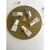 Amber “Budino” Murano glass flush mount with graniglia. Traditional venetian working of Murano glass. Gold metal frame.5...