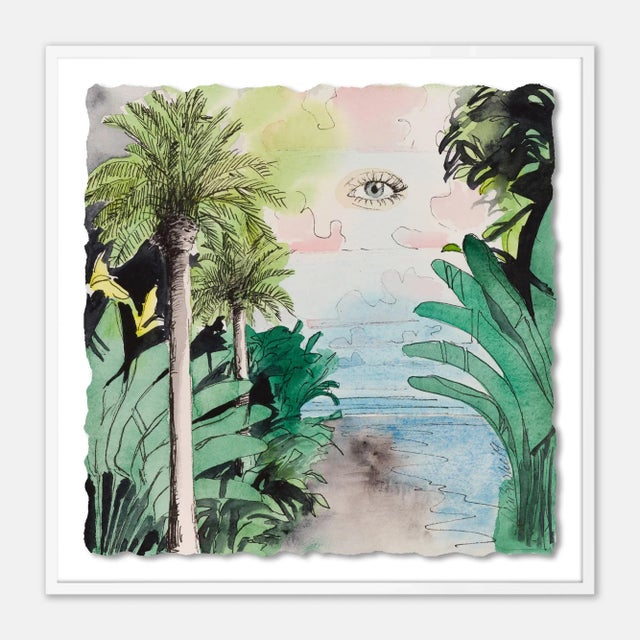 Green Panorama Gallery Wall, Set of 3 For Sale - Image 8 of 10