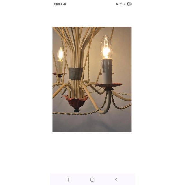 Late 19th Century Gilt Iron Hot Air Balloon Chandlier For Sale - Image 4 of 6