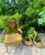 Mid 20th Century Monumental Sculptural Brass Swans Planters Restored - A Pair For Sale - Image 5 of 11
