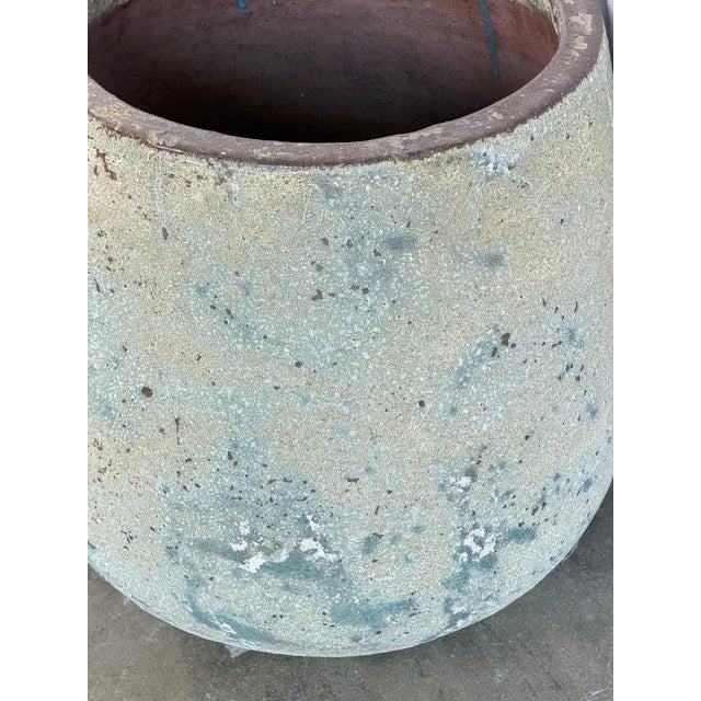 Pair of Monumental 20th Century Terra Cotta Garden Urns For Sale - Image 10 of 10