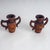 Spanish Brutalist Vases in Wood, 1970s, Set of 2 For Sale - Image 6 of 15