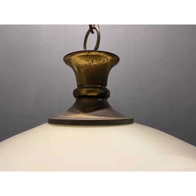 Beige Large Murano Glass Pendant, 1950s For Sale - Image 8 of 12