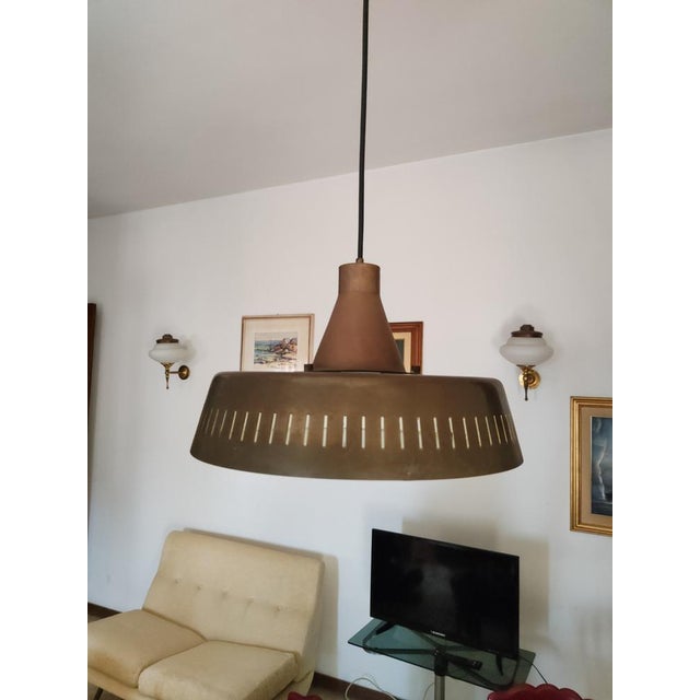 Chandelier by M. Ingrand for Fontana Arte, 1962 For Sale - Image 9 of 14