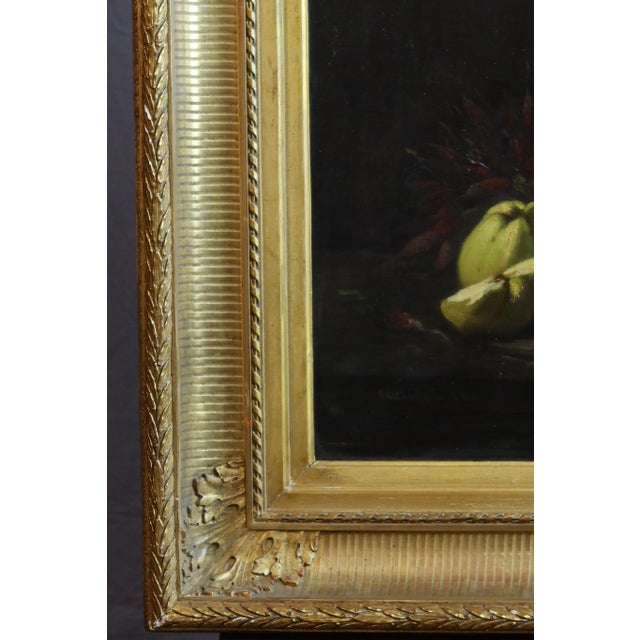 Eugène Claude, Still Life, 1800s, Oil on Canvas For Sale - Image 4 of 8