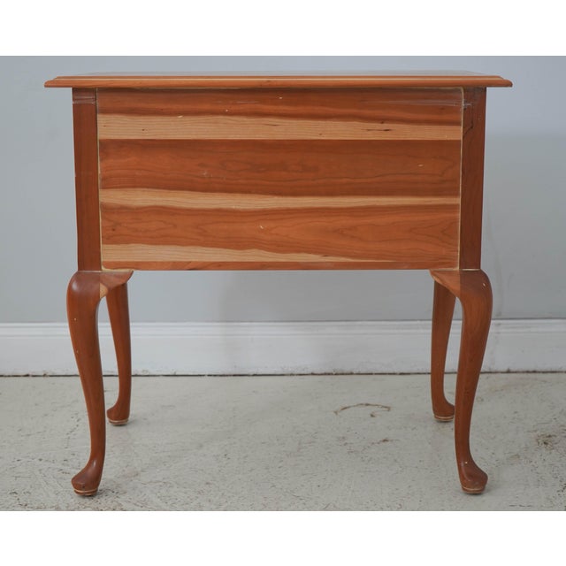 Harden Distressed Cherry 4 Drawer Lowboy Dressing Table For Sale - Image 16 of 18